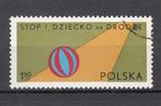 Polen Stop ! Dziecko na Drodze bal, Verzenden, Polen, Gestempeld