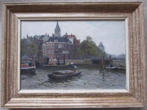 vooroorlogs ROTTERDAM===Herman Bogman jr 1890-1975===, Antiek en Kunst, Kunst | Schilderijen | Klassiek, Ophalen of Verzenden