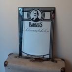 Spiegel pubspiegel Barber origineel 40 x 60 cm kapper, Antiek en Kunst, Ophalen, Rechthoekig, Minder dan 50 cm, Minder dan 100 cm