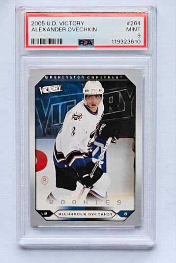 2005-06 UD Overwinning ALEXANDER OVECHKIN Rookie PSA 9 MINT beschikbaar voor biedingen