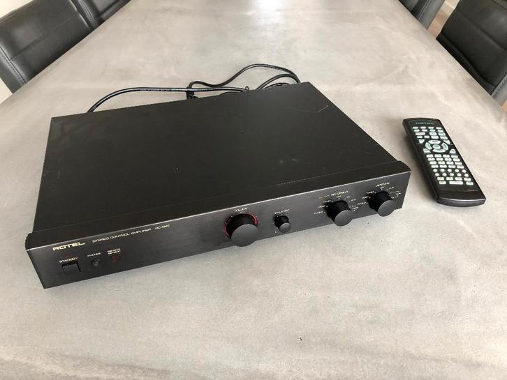 Rotel RC-995 voor- en Rotel RB-991 eindversterker, Audio, Tv en Foto, Versterkers en Receivers, Gebruikt, Stereo, 120 watt of meer
