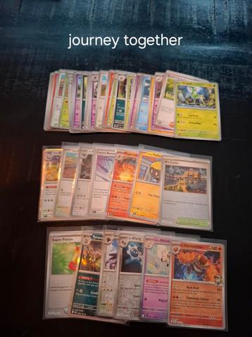 Kleine bulk Journey Togther pokemon kaarten beschikbaar voor biedingen