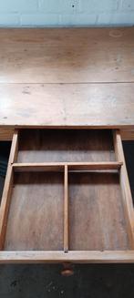 Oude eettafel, Huis en Inrichting, Ophalen, Gebruikt, 200 cm of meer, 50 tot 100 cm