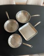 BK Superior Tri-Ply pannenset, Huis en Inrichting, Keuken | Potten en Pannen, Ophalen, Zo goed als nieuw, Rvs, Pannenset