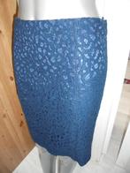 Marccain prachtige donkerblauwe kanten rok maat 3 is 38, Kleding | Dames, Maat 38/40 (M), Zo goed als nieuw, Marccain, Verzenden