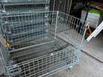 Gitterbox Vouwkratten kooi gegalvaniseerd staal 120x84- 90cm, Doe-het-zelf en Verbouw, Ophalen, Zo goed als nieuw, IJzer