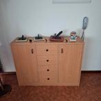 Dressoirtje, gefineerd beuken, Ophalen, Zo goed als nieuw, 25 tot 50 cm, 50 tot 100 cm