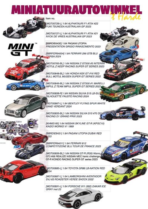 Mini GT, Kaido house & BBR noviteiten 1:64, Hobby en Vrije tijd, Modelauto's | Overige schalen, Nieuw, Auto, Ophalen of Verzenden