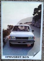 Folder Peugeot 305 uit 1983 in nette staat, Ophalen of Verzenden, Gelezen, Peugeot