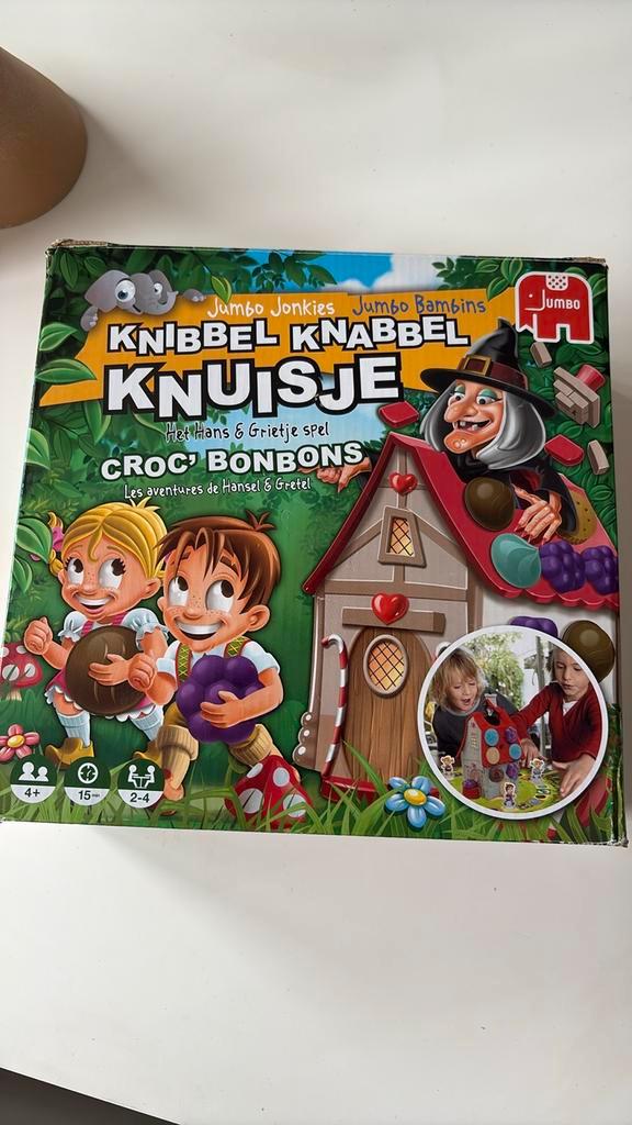 Knibbel Knabbel Knuisje Bordspel, Hobby en Vrije tijd, Gezelschapsspellen | Bordspellen, Gebruikt, Drie of vier spelers, Ophalen