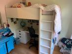 Hoogslaper met bureau (IKEA) en opbergmeubel, Ophalen, Gebruikt, Hoogslaper