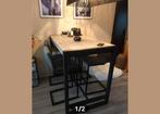 Bartafel met 4 stoelen evt ook te ruil lees advertentie, Rond, Ophalen of Verzenden, Zo goed als nieuw, 100 tot 150 cm
