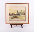 Jan Korthals (1916-1972) – “Stadsgezicht”, Ophalen of Verzenden