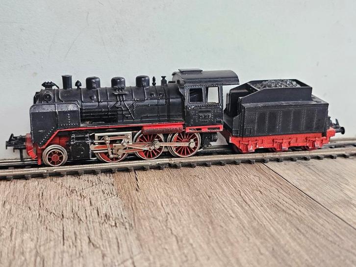 modeltrein Ho trix-express BR-24 stoomlokomotief metalen kap, Hobby en Vrije tijd, Modeltreinen | H0, Gebruikt, Locomotief, Gelijkstroom