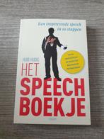 Het speechboekje huib hudig, Ophalen of Verzenden, Gelezen
