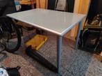 Ikea glazen tafel voor binnen of buiten, Ophalen, Gebruikt, Rechthoekig, Aluminium