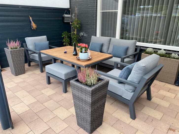 Nieuwe Lifetime tuinset met kussens!, Tuin en Terras, Tuinsets en Loungesets, Nieuw, Tuinset, Overige materialen, 6 zitplaatsen