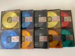 Minidisc”s  BASF MAXIMA COLOR COLLECTION 10x als nieuw 74 m, Audio, Tv en Foto, Walkmans, Discmans en Minidiscspelers, Ophalen of Verzenden