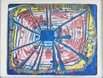 Hundertwasser(1928)Kl Druk"Rain of Blood is falling in Gard", Ophalen of Verzenden