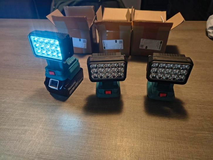 Accu Lamp - Krachtige Verlichting, Doe-het-zelf en Verbouw, Bouwverlichting, Nieuw, Lamp, Minder dan 50 watt, Ophalen of Verzenden