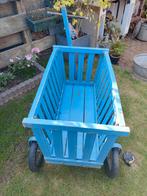 Vintage houten bolderwagen, Ophalen, Opvouwbaar, Gebruikt
