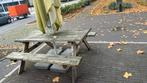 Houten Picknicktafel - Gebruikt, Ophalen of Verzenden, Gebruikt, Rechthoekig, Hout