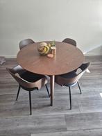 Jysk MARSTRAND + hvidovre stoelen, Huis en Inrichting, Tafels | Eettafels, Ophalen, 100 tot 150 cm, Zo goed als nieuw, 150 tot 200 cm