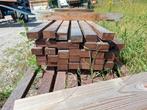 Partij 15 st hardhout onderleggers 335 cm bezorgen mogelijk, Ophalen, Nieuw, Hardhout, 250 cm of meer