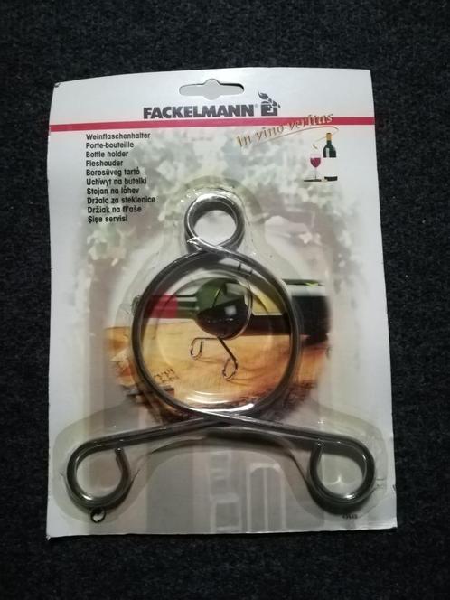 Wijnfles houder voor 1 fles, Huis en Inrichting, Woonaccessoires | Wijnrekken, Zo goed als nieuw, Minder dan 50 cm, Metaal, Minder dan 5 flessen