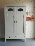 Vintage linnenkast / brocante kledingkast /bezorgen mogelijk, Ophalen of Verzenden, 25 tot 50 cm, 100 tot 150 cm, 150 tot 200 cm