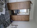Kledingkast 3 deurs met spiegel, Huis en Inrichting, Kasten | Kledingkasten, Ophalen, 150 tot 200 cm, Eikenhout, Met hangruimte
