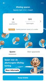 AH Digitale Eftelingzegels 8 volle spaarkaarten, Albert Heijn, Ophalen of Verzenden