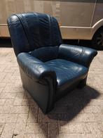 Rund lederen stoel ( Gratis afhalen), Ophalen, Gebruikt, 75 tot 100 cm, 50 tot 75 cm