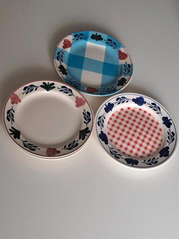 4 Boerenbont Ontbijtbordjes - 21 cm beschikbaar voor biedingen