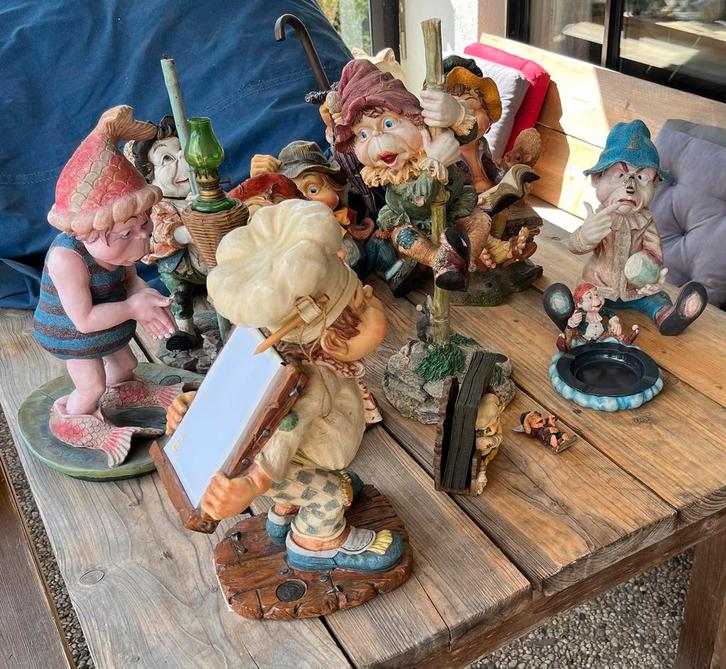 9 Verschillende leuke LAVEN (Efteling) Alles één koop samen, Verzamelen, Efteling, Zo goed als nieuw, Beeldje of Poppetje, Ophalen of Verzenden