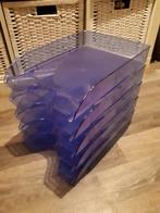 Postvakjes/ Brievenbakjes transparant blauw 5 stuks, Diversen, Ophalen of Verzenden, Zo goed als nieuw