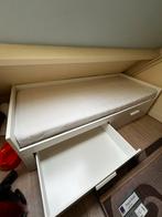 BRIMNES IKEA Bedbank - Uitschuifbaar 2-persoons, Ophalen, Eenpersoons, Wit, 80 cm