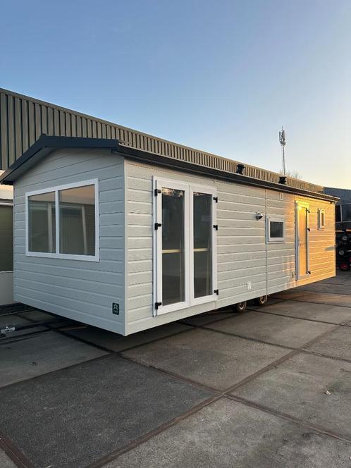 Zaro 8,5 meter Chalet te koop | stacaravan te koop, Caravans en Kamperen, Stacaravans, tot en met 4, Verzenden