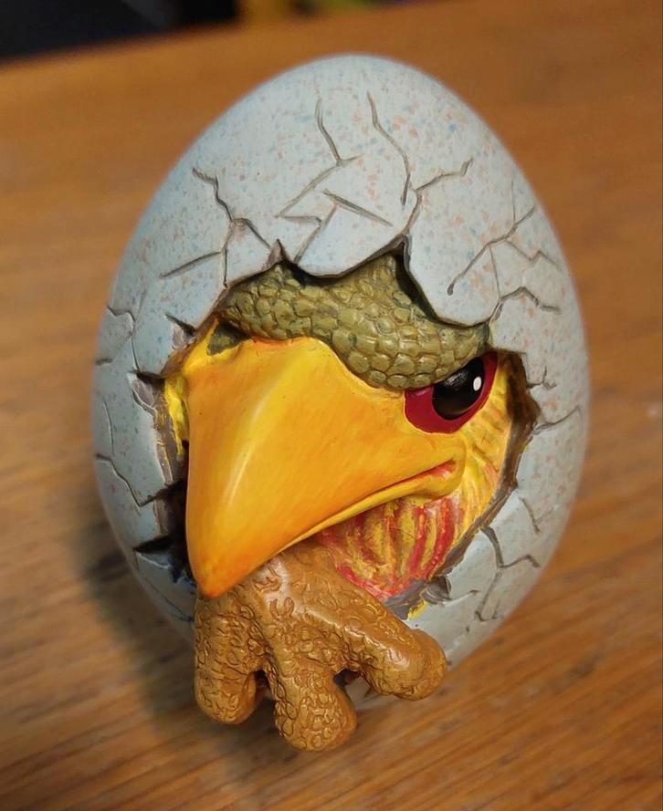 Vogelrok ei uit de Efteling , collectorsitem, Verzamelen, Efteling, Zo goed als nieuw, Ophalen of Verzenden