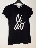 Nik&nik 164 ciao shirt tshirt zwart zwarte, Verzenden, Zo goed als nieuw, Meisje, Shirt of Longsleeve