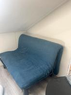 Slaapbank ikea + topper, Huis en Inrichting, Slaapkamer | Slaapbanken, Ophalen, Tweepersoons, 140 cm, Zo goed als nieuw