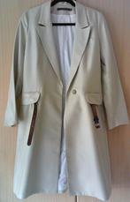 NATAN Editions nette lange zandkleur Blazer  riempje 40, Kleding | Dames, Maat 38/40 (M), Verzenden, Beige, Zo goed als nieuw