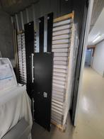 IKEA Bed 140x200 met opbergruimte + Swisssense matras, Ophalen, Gebruikt, Zwart, Tweepersoons