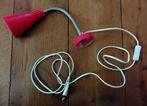 Vintage wandlamp Ikea Kvart typ V0401 - rood - rode, Huis en Inrichting, Ophalen of Verzenden, Gebruikt, Metaal