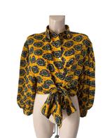 Sissel Edelbo blouse One Size, Maat 38/40 (M), Geel, Ophalen of Verzenden, Zo goed als nieuw