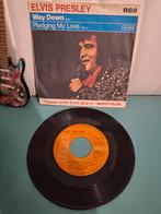 Elvis Presley - Way Down Single 1977, Ophalen of Verzenden, 1960 tot 1980, Gebruikt, Overige formaten