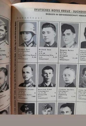 Deutsches Rotes Kreuz Vermiste Gevangenen o.a POW Stalingrad beschikbaar voor biedingen