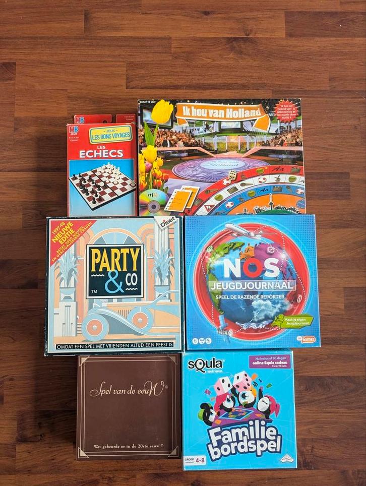 Partij bordspellen te koop. Sommigen 1 x Gespeeld. IZGS, Hobby en Vrije tijd, Gezelschapsspellen | Bordspellen, Zo goed als nieuw