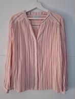 Roze blouse met paars/fuchsia/oranje streep Redbutton mt L42, Maat 42/44 (L), Ophalen of Verzenden, Zo goed als nieuw, Roze