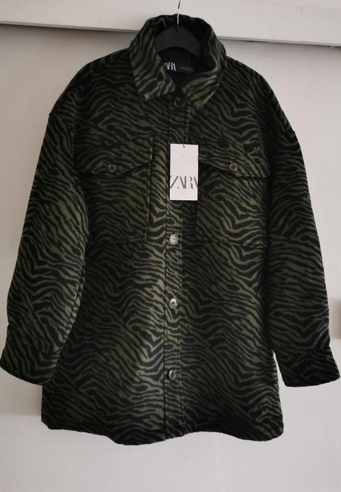 ZARA jas mt. S/M, Kleding | Dames, Jassen | Winter, Nieuw, Maat 36 (S), Groen, Verzenden